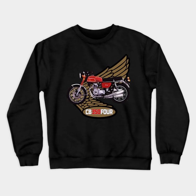 CLASSIC BIKE N029 Crewneck Sweatshirt by classicmotorcyles